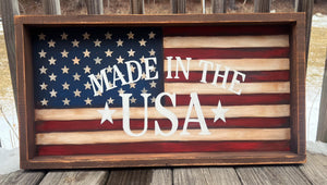 Made in USA Flag February 18, 2025